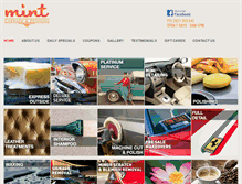 Tablet Screenshot of mintcarwash.com.au